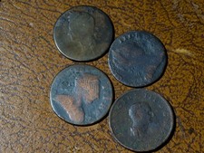 4 low grade British copper