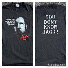 VTG Y2K 24 TV Show Promo Tee Mens XL YOU DONT KNOW JACK BAUER SHIRT