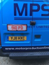 Magnetic Trade Plate Holder -  for Vans, Commercials - Fits in seconds