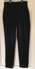 Renato Nucci Black  Velvet straight Legged Trousers European size 40
