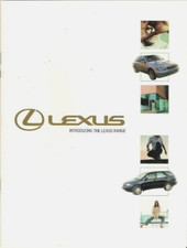 Lexus Range 2000-01 UK Market Sales Brochure IS 200 GS 300 430 LS 430 RX 300