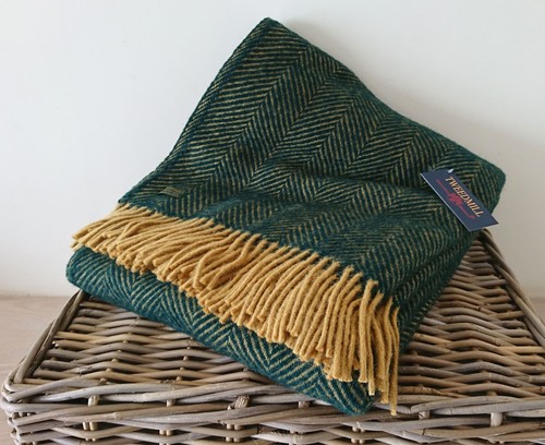Herringbone throw 100 - throw, pure