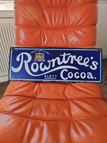 Enamel advertising sign - enamel,