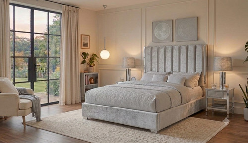 Cove bedframe plush velvet - cove,