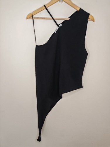 Zara black asymmetric one - zara,