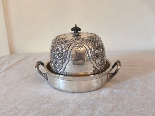 Antique silver plated bowl - silver,