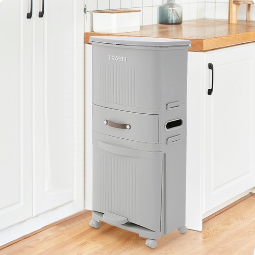 45l slim step recycling - slim, step-on