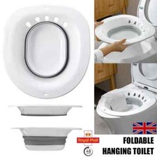 Foldable Hanging Toilet Sitz Bath for Postpartum Hemorrhoids Patients Healing UK