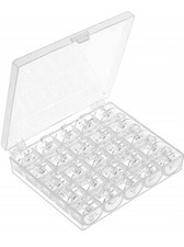 NEW Plastic 25 Bobbin Spools