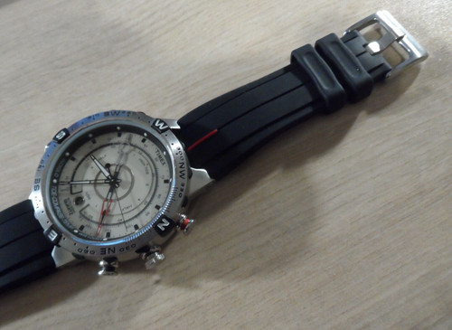 Black rubber watch strap for - rubber,