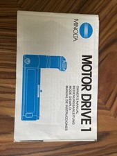 Minolta MOTOR DRIVE 1 Manual