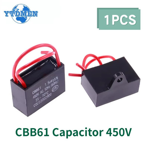 Cbb61 capacitor 450v fan - capacitor,