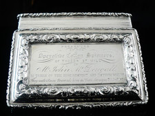Sterling Silver Snuff Box