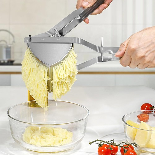 Stainless steel potato ricer - stainless,