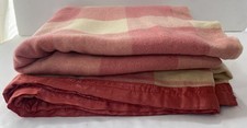 Old Pink Ivory Plaid Wool