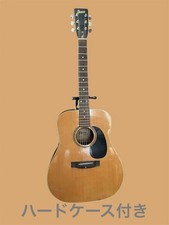 Vintage Greco Acoustic Guitar with Hard Case Excellent Sound Quality