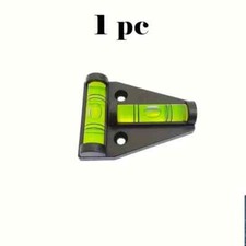 2 Way Mini Black Spirit Level NEW Small Caravan T Bubble Levelling Tool