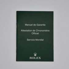 Rolex Service Mondial/Manuel