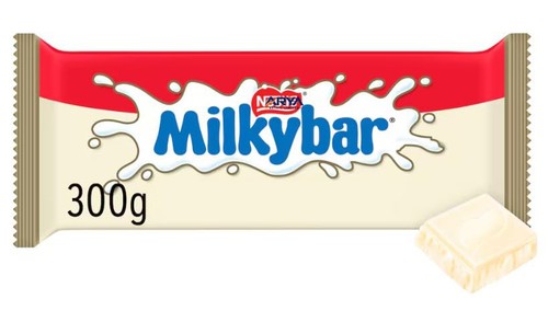 Milkybar white chocolate bar - white,