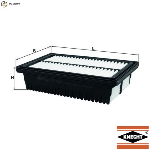Air filter 4238 for - filter, lx