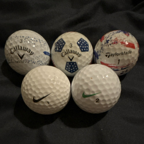 Mixed brands golf balls - golf,