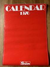 The Sun 1976 Calendar. Vintage
