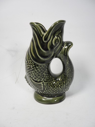 Gurgle glugg fish - jug, vintage