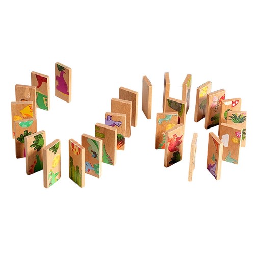 Giant dinosaur dominoes set - giant,