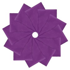 12Pcs 21"x21" Large Solid Color Bandanas Bulk Blank Head Bandannas Dark Purple