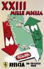 Vintage 1956 Mille Miglia