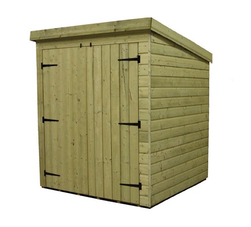 Pent garden shed - pent, 6x3