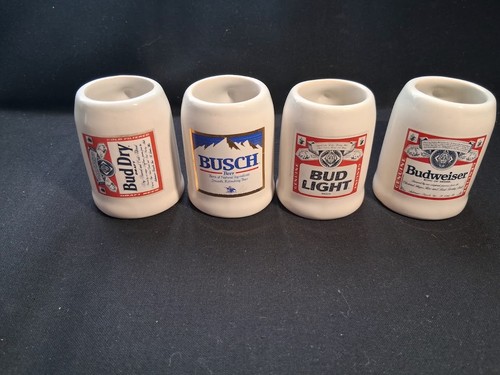 Vintage mini budweiser beer - 4,
