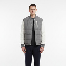 Vintage Y3 1 Bomber Gray and