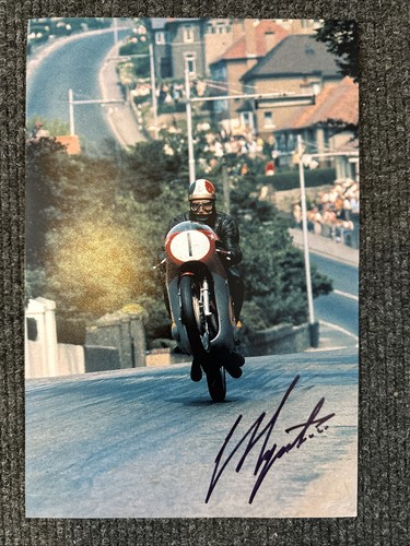 Giacomo agostini hand signed - hand,