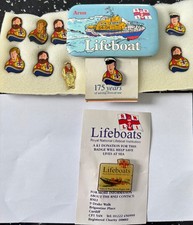 11 RNLI Lifeboat Pin Badges