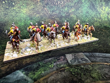 Medieval mounted crossbow, 15mm metal, 6 bases, 40 x 30mm