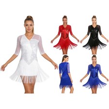 UK Women's Sequin Dance Dress