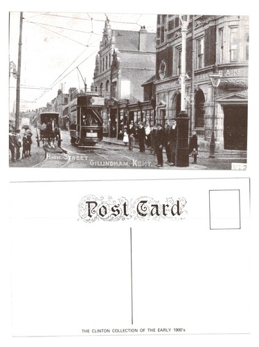 Postcard high street - postcard,