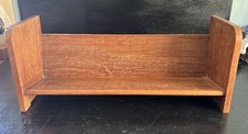 Vintage Large 19.5” Long X 8” High Wooden Book Rest Book Shelf