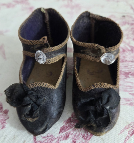 Rare antique twin - doll, shoes
