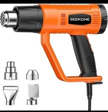 SEEKONE 2000W Professional Hot Air Gun Kit 400℃ & 600℃ Dual-Temperature Settings