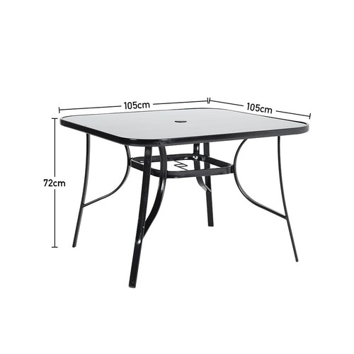 Outdoor garden table glass - outdoor,