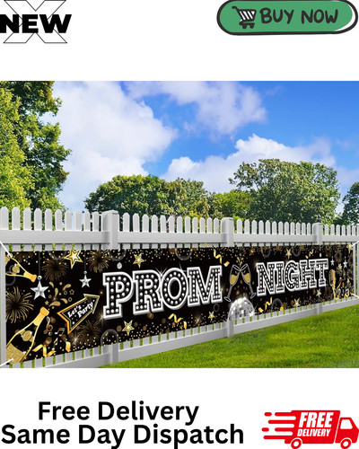Prom night banner - for,