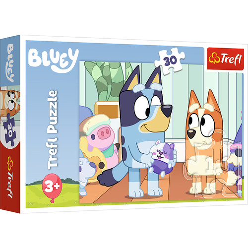 Bluey jigsaw puzzle piece - bluey,