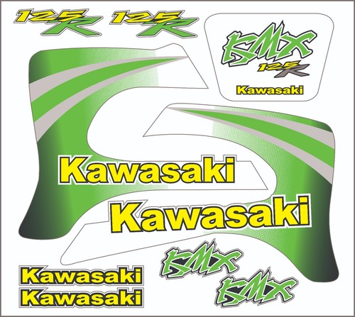 Kawasaki kmx 125r decals - kawasaki,