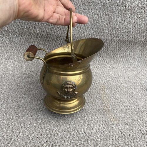 Vintage brass flower pot - vintage,