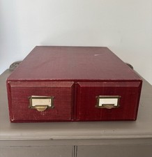 Vintage desk file storage - vintage,