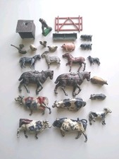 Vintage lead farmyard animals - vintage,
