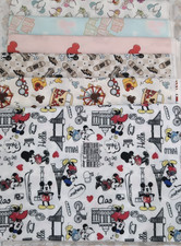 Disney Themed Patchwork And Quilting Art & Craft Project Fabric Multiple Designs