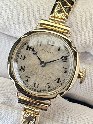 Rolex lady cocktail 9ct gold - rolex,